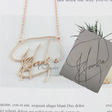 Personalized Handwriting Necklace Choker Jewelry