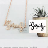 Personalized Handwriting Necklace Choker Jewelry