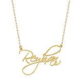 Personalized Stainless Steel Lady Letter Necklace Pendant