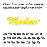 Personalized Stainless Steel Nameplate Necklace with Heart Crown Pendant