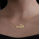 Stainless Steel Heart Name Necklace