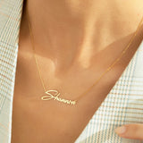 Personalized Stainless Steel Name Necklace for Her - Custom made Jewelry