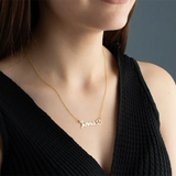 Name Necklace Personalized Stainless Steel Nameplate Necklace
