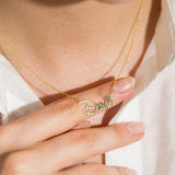 Name Necklace Stainless Steel Letters Choker Necklace