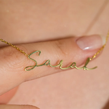 Name Necklace Stainless Steel Letters Choker Necklace