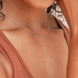 Personalized Stainless Steel Name Necklace - Silver Chain Necklace