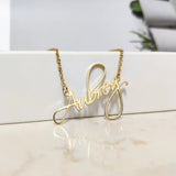 Custom Name Necklace for Women Stainless Steel Personalised Nameplate Pendant