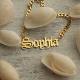 Personalised Nameplate Necklace for Women Stainless Steel Jewelry