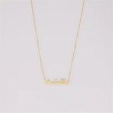 Custom Name Necklace for Women Stainless Steel Personalized Nameplate