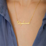 Personalized Stainless Steel Name Necklace for Couple
