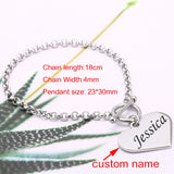 Custom Name Bracelet for Her - Elegant Personalized Jewelry Gift