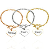 Custom Name Bracelet for Her - Elegant Personalized Jewelry Gift