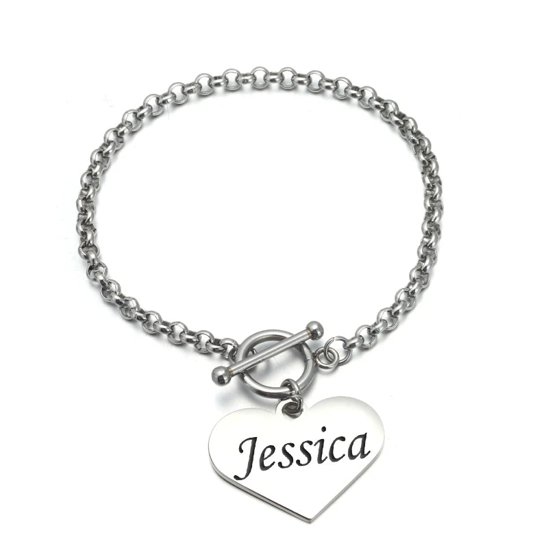 Custom Name Bracelet for Her - Elegant Personalized Jewelry Gift