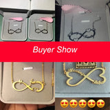 Heart Choker Name Necklace Custom Stainless Steel Couple Jewelry