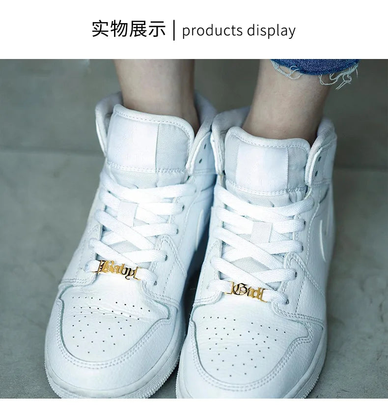 Personalized Stainless Steel Shoe Buckle Sneakers Tag