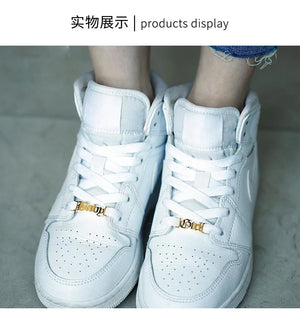 Personalized Stainless Steel Shoe Buckle Sneakers Tag