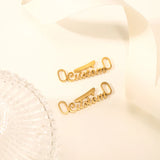 Stainless Steel Shoe Buckle Sneaker Tags Shoelace Buckle