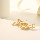 Stainless Steel Shoe Buckle Sneaker Tags Shoelace Buckle