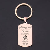 Always and Forever in My Heart Stainless Steel Carving Gift