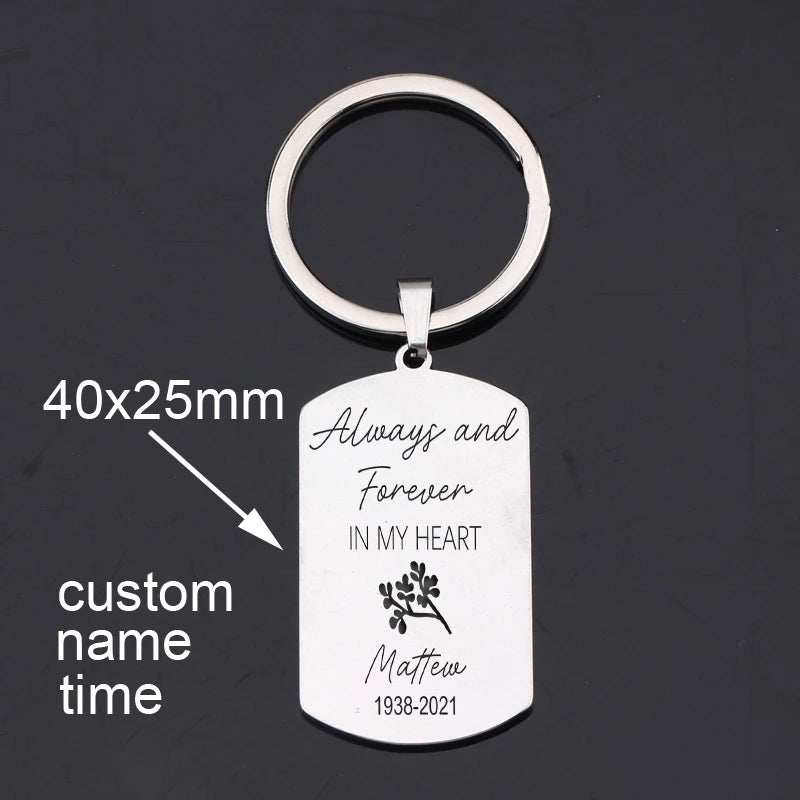 Always and Forever in My Heart Stainless Steel Carving Gift