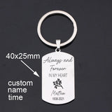 Always and Forever in My Heart Stainless Steel Carving Gift