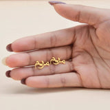 Personalized Arabic Name Earrings Stainless Steel Islamic Style Jewelry