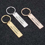 Couples Keychain Stainless Steel Keyring Anniversary