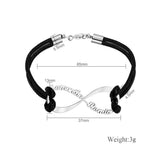 Infinity Love Bracelets Stainless Steel Women's Friendship