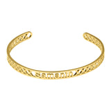 Nameplate Letter Name Bracelet Stainless Steel Personalized Cuff Bangle