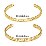 Personalized Nameplate Bracelet Rose Stainless Steel Jewelry