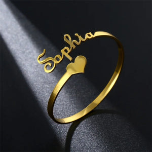 Personalized Nameplate Bracelet Stainless Steel Jewelry