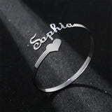 Personalized Nameplate Bracelet Stainless Steel Jewelry