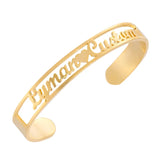 Personalized Love Letter Name Bracelet Stainless Steel Adjustable Jewelry