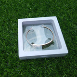 Nameplate Name Bracelet Stainless Steel Adjustable Bracelet Cuff Bangles