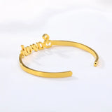 Personalized Stainless Steel Nameplate Bracelet for Women