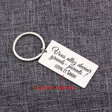 Personalized Grandparents Keychain Gift: Vous allez devenir grands-parents!