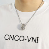 Names Pendant Necklace Stainless Steel Personalized Jewelry