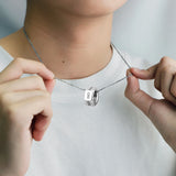 Names Pendant Necklace Stainless Steel Personalized Jewelry