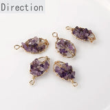 Natural Crystal Gravel Life Tree Fortune Tree Pendant DIY