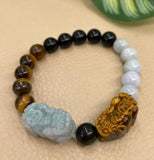 Emerald 10MM Beads Pixiu Set