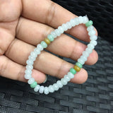 Natural Emerald Beads Bracelet Adjustable Bangle Charm