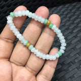 Natural Emerald Beads Bracelet Adjustable Bangle Charm