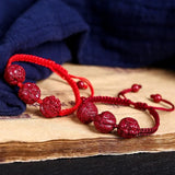 Organic Cinnabar Zodiac Tiger Bracelet Beads Charm Jewellery