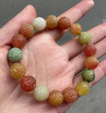 Yanyuan Agate Carving Beads Bracelet Necklace Luck Amulet