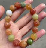 Yanyuan Agate Carving Beads Bracelet Necklace Luck Amulet