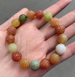 Yanyuan Agate Carving Beads Bracelet Necklace Luck Amulet
