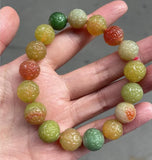Yanyuan Agate Carving Beads Bracelet Necklace Luck Amulet