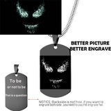 Personalized Engrave Name Date Photo Pendant Necklace