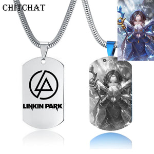 Personalized Engrave Name Date Photo Pendant Necklace