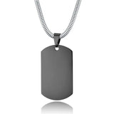 Personalized Engrave Name Date Photo Pendant Necklace
